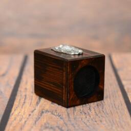 Briard - Wooden Candlestick With Dog, Souvenir, Decoration, Limited Edition, Collection - thumbnail 3