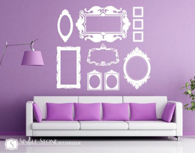 Picture Frames Wall Decals - Baroque Collection Custom Home Decor - image 1
