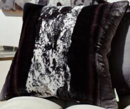 Black Silk Velvet Throw Pillow Cover 20