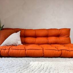 Tufted Floor Cushion French Style Bench, Montessori Cushion - thumbnail 3