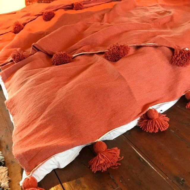 Moroccan Blanket Woven Blanket-Throw Blanket-Cotton Blankets-Housewarming Gift-Boho Blanket-Bed Cover-Moroccan Throw Blanket-Bedroom Blanket - image 1