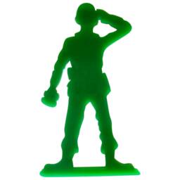 Set Of 18 Army Men Acrylic Green Wall Decorations For A Kid's Toy Story Room, Andy's Room Nursery, Or - thumbnail 2