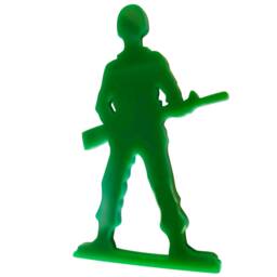 Set Of 18 Army Men Acrylic Green Wall Decorations For A Kid's Toy Story Room, Andy's Room Nursery, Or - thumbnail 3