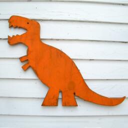 Jurassic Dinosaur Decor T Rex Wall Art Small Baby Dino Nursery - thumbnail 1