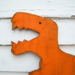 Jurassic Dinosaur Decor T Rex Wall Art Small Baby Dino Nursery - thumbnail 3
