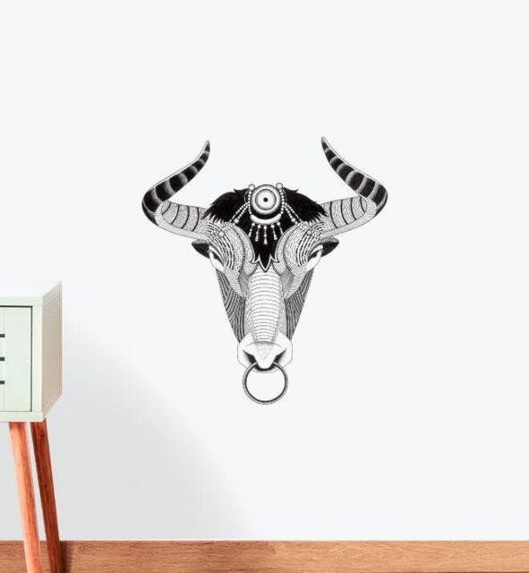 Honest Ox Wall Sticker Decal - Illustration Stickers, Animals Decals, Home Decor, Art, Illustrations