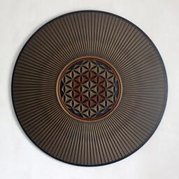 string Art Flower Of Life Gold Sacred Geometry Psychedelic Wall Home Decor Mandala Zen 3D New Age Spiritual Gift Meditation - thumbnail 2