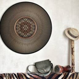 string Art Flower Of Life Gold Sacred Geometry Psychedelic Wall Home Decor Mandala Zen 3D New Age Spiritual Gift Meditation - thumbnail 3