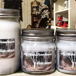 White Birch Soy Candle Woodsy Outdoor Scent, Hand-Poured in Maine - thumbnail 3