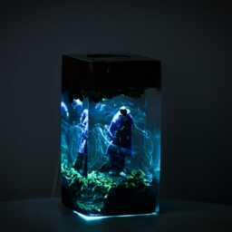 Exclusive Handmade Fre.ddy Kr.ueger Resin Lamp, Horror Movie Collectible Light, Unique Halloween Decor For Fans - thumbnail 3