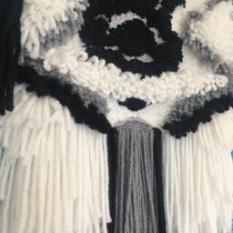 Fluffy Weaving Wall Hanging, Tapestry - thumbnail 2