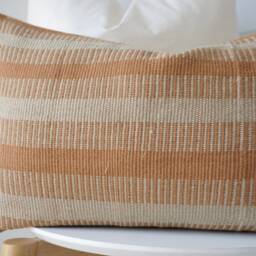 Brown Tribal Hemp Hand Woven Natural Dye Color Pillow Cover - thumbnail 2