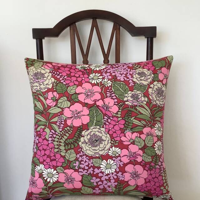 "Pat Albeck Vintage Fabric Cushion ""Boscombe" - image 1