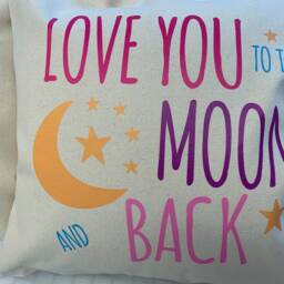 Custom 100% Cotton Canvas Pillow Cover Personalized Text & Graphics - 16x16 - thumbnail 3