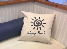 Custom 100% Cotton Canvas Pillow Cover Personalized Text & Graphics - 16x16 - thumbnail 2