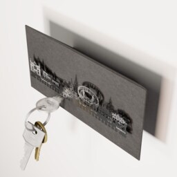 Salisbury Skyline Key Rack - Iconic Landmarks Silhouette, Souvenir Gift - thumbnail 3