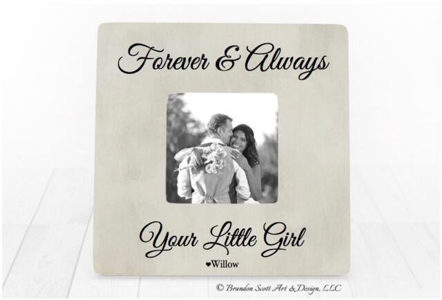 Personalized Father Daughter Photo Frame Daddy's Girl Gift - image 1