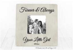 Personalized Father Daughter Photo Frame Daddy's Girl Gift - thumbnail 1