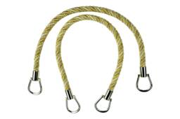Pair Of Elegant Ivory, Yellow Gold Curtain & Drapery Rope Tiebacks, 18 Inch Long, Approx. 1/2 Thick, Irtbm Color# Winter Sun - 4874