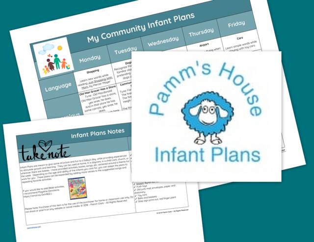 Infant Lesson Plans For Baby - My Community Printable Learning Through Play - image 1