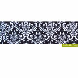 Black Valance. Window Treatment.black Valance Window Curtain - thumbnail 4