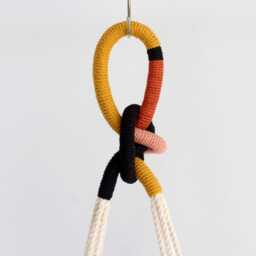 Macrame Plant Hanger, Textile Handmade - thumbnail 3