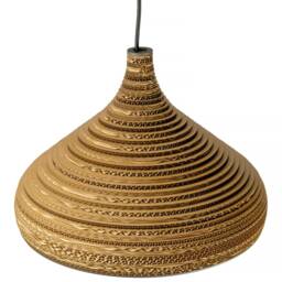 Cardboard Hanging Lamp - Cone L - thumbnail 3