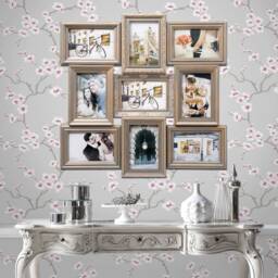 Arpan Vintage Gold Multi Aperture Picture Photo Frame, Holds 9 X 6X4 Photos, Best Gifting Family Frame - thumbnail 2