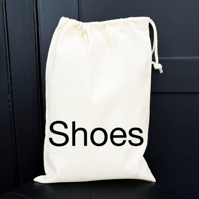 Cotton Shoe Dust Bag, Home & Travel Storage - image 1