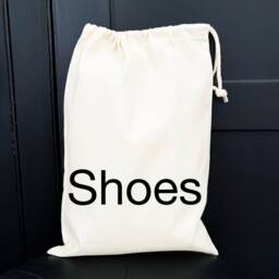 Cotton Shoe Dust Bag, Home & Travel Storage