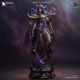The Blackened Truth - Void Priest Shadow Magic Dark Sorcerer Xal'atath Resin Figure 16K - thumbnail 3
