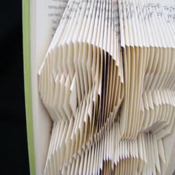 25 Numbers & Digits Folded-Book Art Sculpture - thumbnail 4