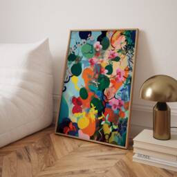 Matisse Style Flowers Poster Abstract Nature Wall Art - thumbnail 3