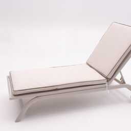 Chaise Lounge Sunbrella?? Outdoor Waterproof Fabric . Two Cushions Connected To Each Other. 2-3-4 - thumbnail 3