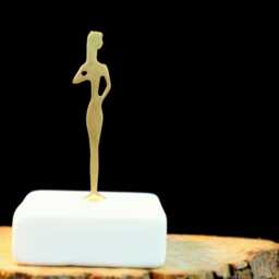 Aphrodite Statue Minimal Gold Venus Figure For Home Or Office - thumbnail 3