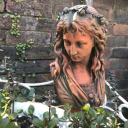 Ophelia Female Bust Stone Home Or Garden Ornament - thumbnail 2