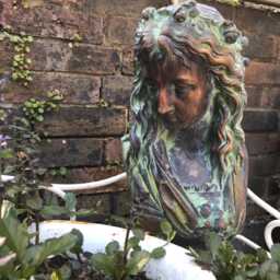 Ophelia Female Bust Stone Home Or Garden Ornament - thumbnail 1
