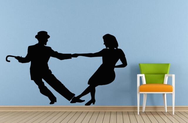 Ballerina Ballet Dancer Dance Dancing Studio Tango Salsa Break Boy Girl Wall Or Car Vinyl Peal & Stick Removable Sticker Decal L1551 - image 1