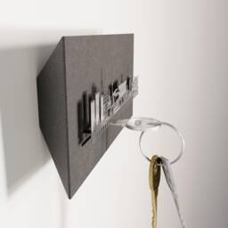 Seoul Skyline Key Rack - Travel Souvenir, Iconic Landmarks - thumbnail 3