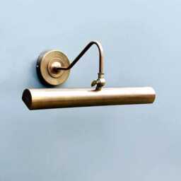 Vintage Style Brass Picture Light - Adjustable Gallery Wall Sconce - thumbnail 2