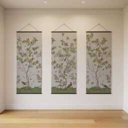 Chinoiserie Tree Tapestry - Wall Hanging Unique Art - thumbnail 3