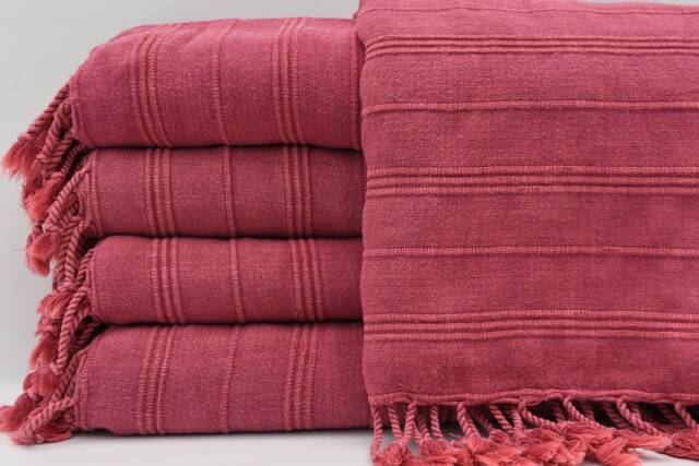 "Rose Color Towel, Stone Washed Towel, Turkish Towel, Soft Towel, 33""x65" - image 1