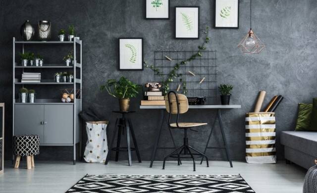 Large Black Wire Wall Grid + Shelf, Free Clips, Mesh Memo Board, Notice Metal Grid, Noticeboard, Memoboard, Moodboard - image 1