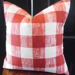 4 Colors Check.farmhouse Toss Pillows.throw Pillows.cushion Covers.slipcovers.pillow Covers.check - thumbnail 2
