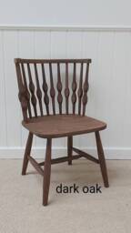 Nub Bubble High Curved Back Kitchen Dining Chairs in Raw, Natural Or Stained Chairs Matt Satin Finish - thumbnail 4