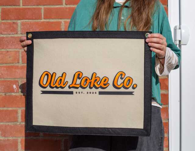 Old Loke Co - Felt Banner Wall Art Sign 50x40cm - image 1