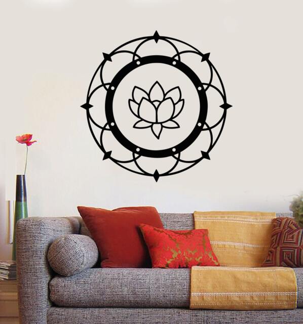 Wall Art Mural Mandala Meditation Yoga Lotus Guaranteed Quality Decal 2213Di - image 1