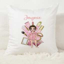 Personalised Cushion, Floral Flower Customised Gift, Mothers Day, Throw Pillow. Birthday - thumbnail 3