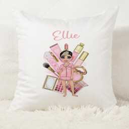 Personalised Cushion, Floral Flower Customised Gift, Mothers Day, Throw Pillow. Birthday - thumbnail 2