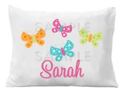 Butterfly Pillow Case Personalized Pillowcase - thumbnail 1